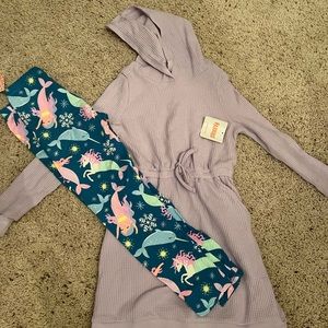 Brand New Lilac Tunic with comfy stretchy leggings